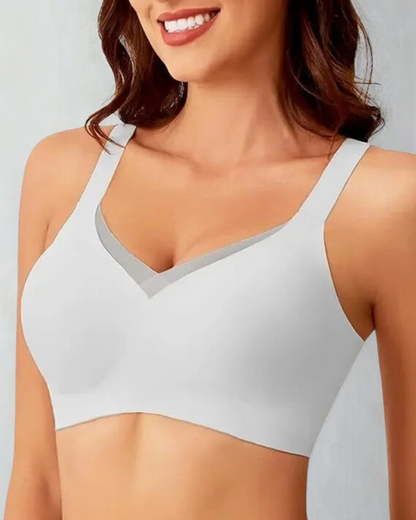 ÉléganciaSoft™ – Soutien-Gorge Confort Sans Armatures à Encolure V