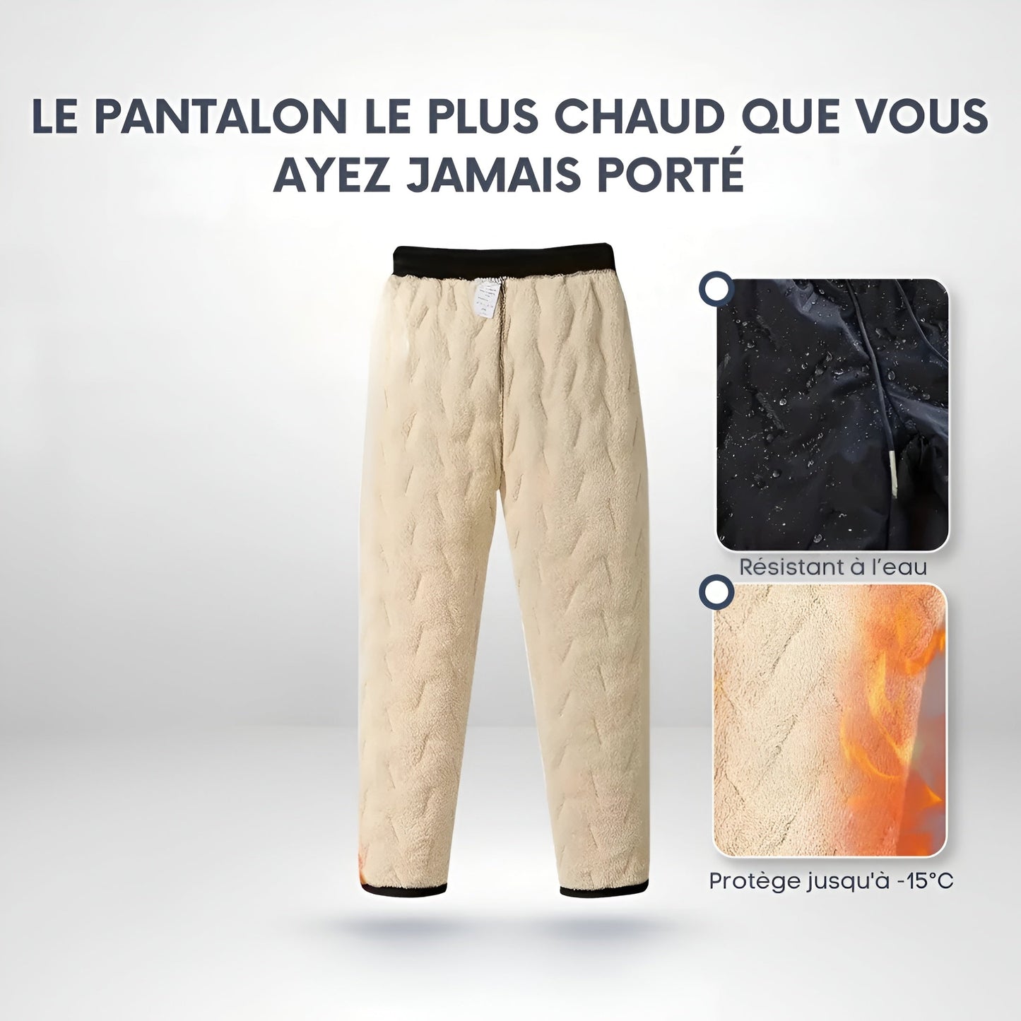 IceGuard™-Pantalon Polaire Thermique et Imperméable UNISEXE