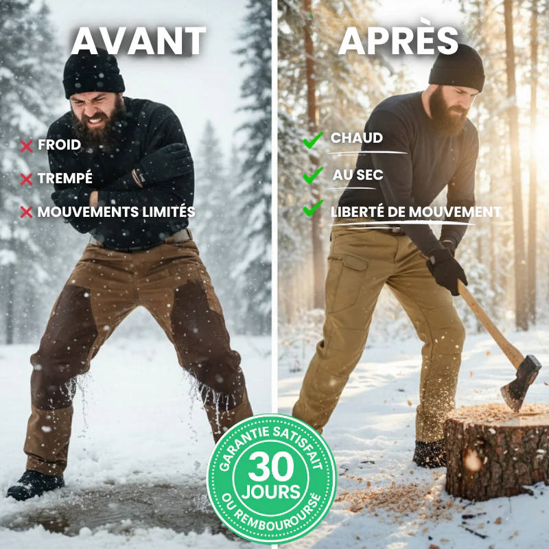 NordForge™ – Pantalon Hiver Renforcé
