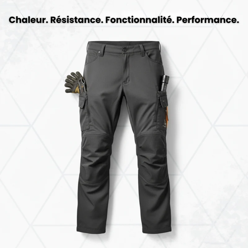 NordForge™ – Pantalon Hiver Renforcé