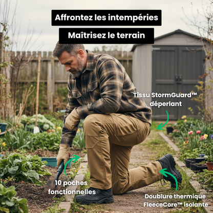 NordForge™ – Pantalon Hiver Renforcé