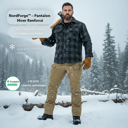 NordForge™ – Pantalon Hiver Renforcé