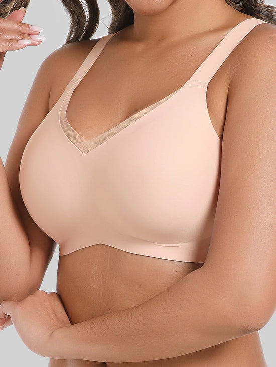 ÉléganciaSoft™ – Soutien-Gorge Confort Sans Armatures à Encolure V
